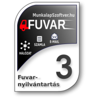 Fuvar 3 szoftver licenc 1 évre Fuvar 3 szoftver licenc 1 évre